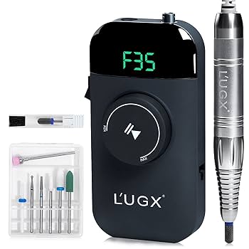 新 LUGX 充電式 ネイル 集塵機　電動ネイルマシン LG622S ホワイト Amazon.co.jp: L'UGX 電動ネイルマシン 30000RPM プロ ネイル